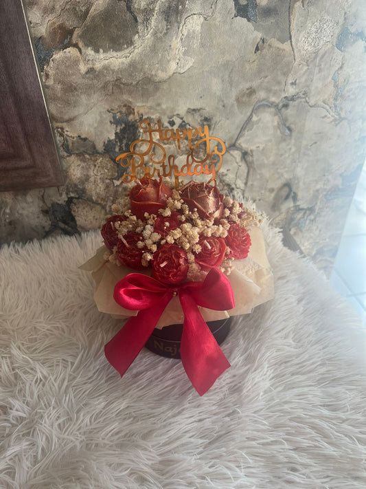 Box Fleurs en Cire Parfumée – Moyene Format Personnalisée