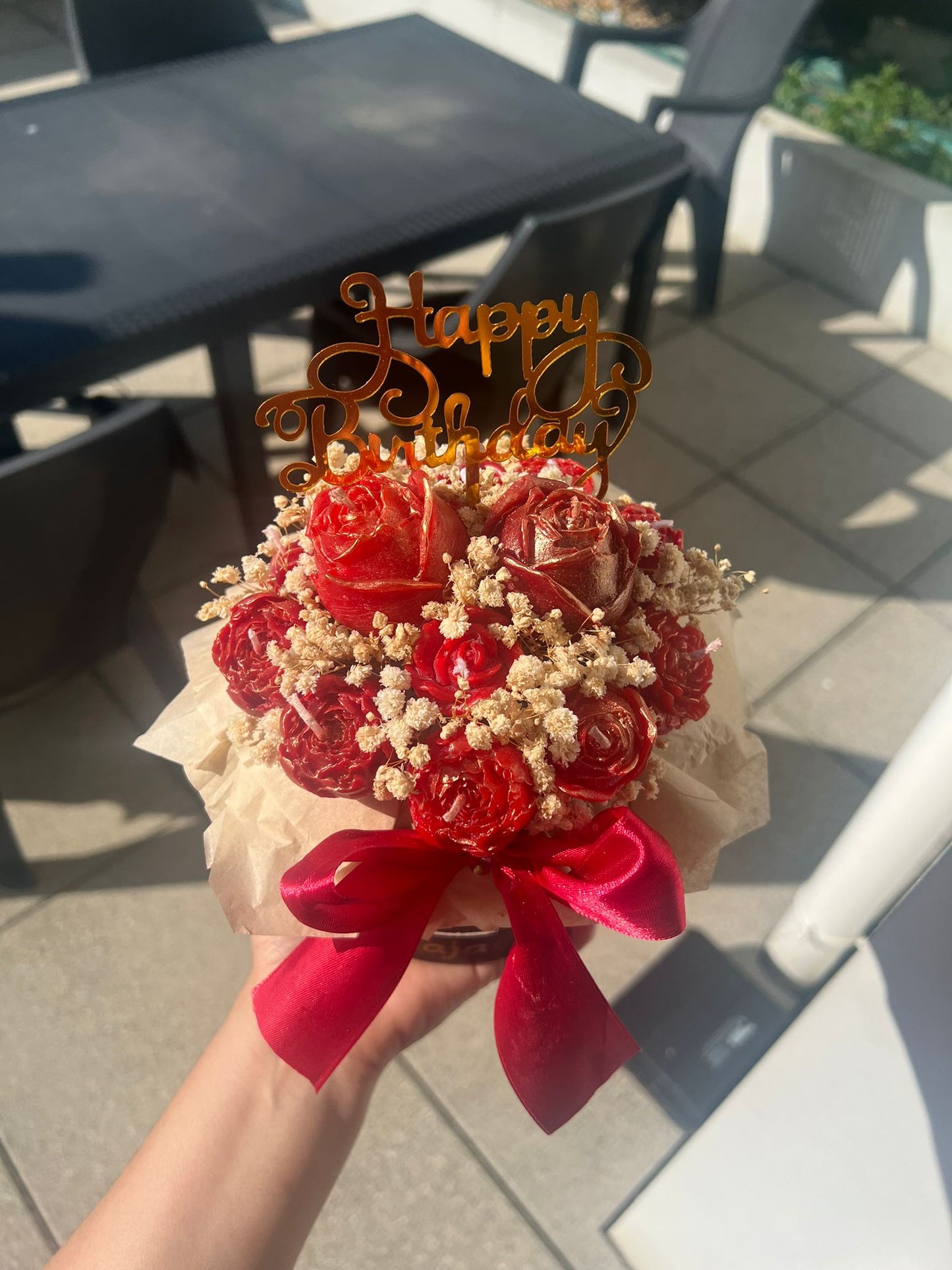 Box Fleurs en Cire Parfumée – Moyene Format Personnalisée