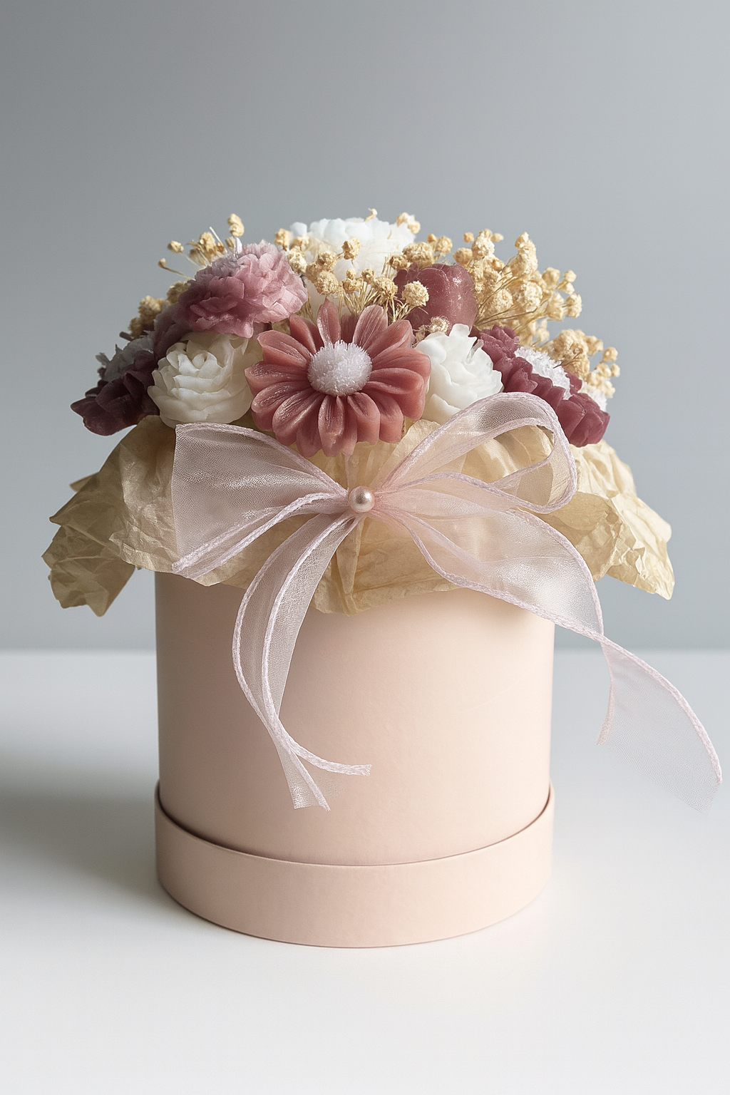 Box Fleurs en Cire Parfumée – Grand Format