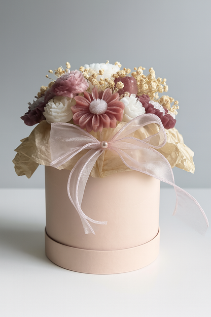 Box Fleurs en Cire Parfumée – Grand Format