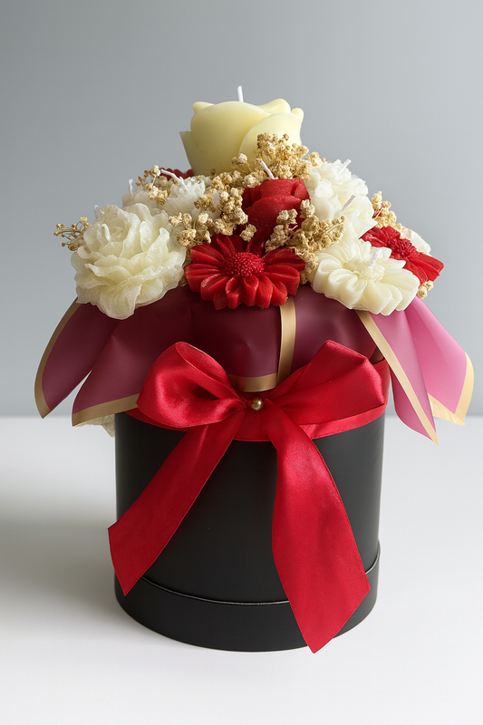 Box Fleurs en Cire Parfumée – Grand Format