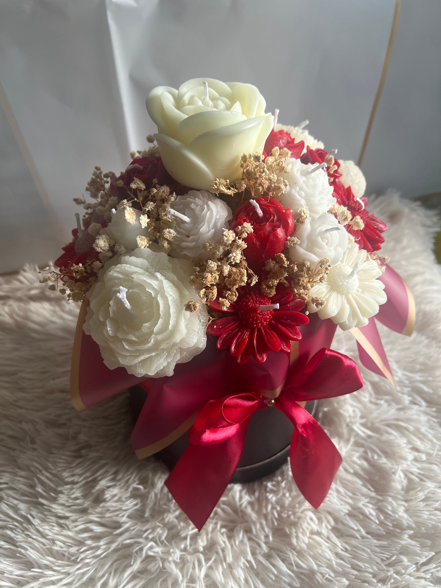 Box Fleurs en Cire Parfumée – Grand Format