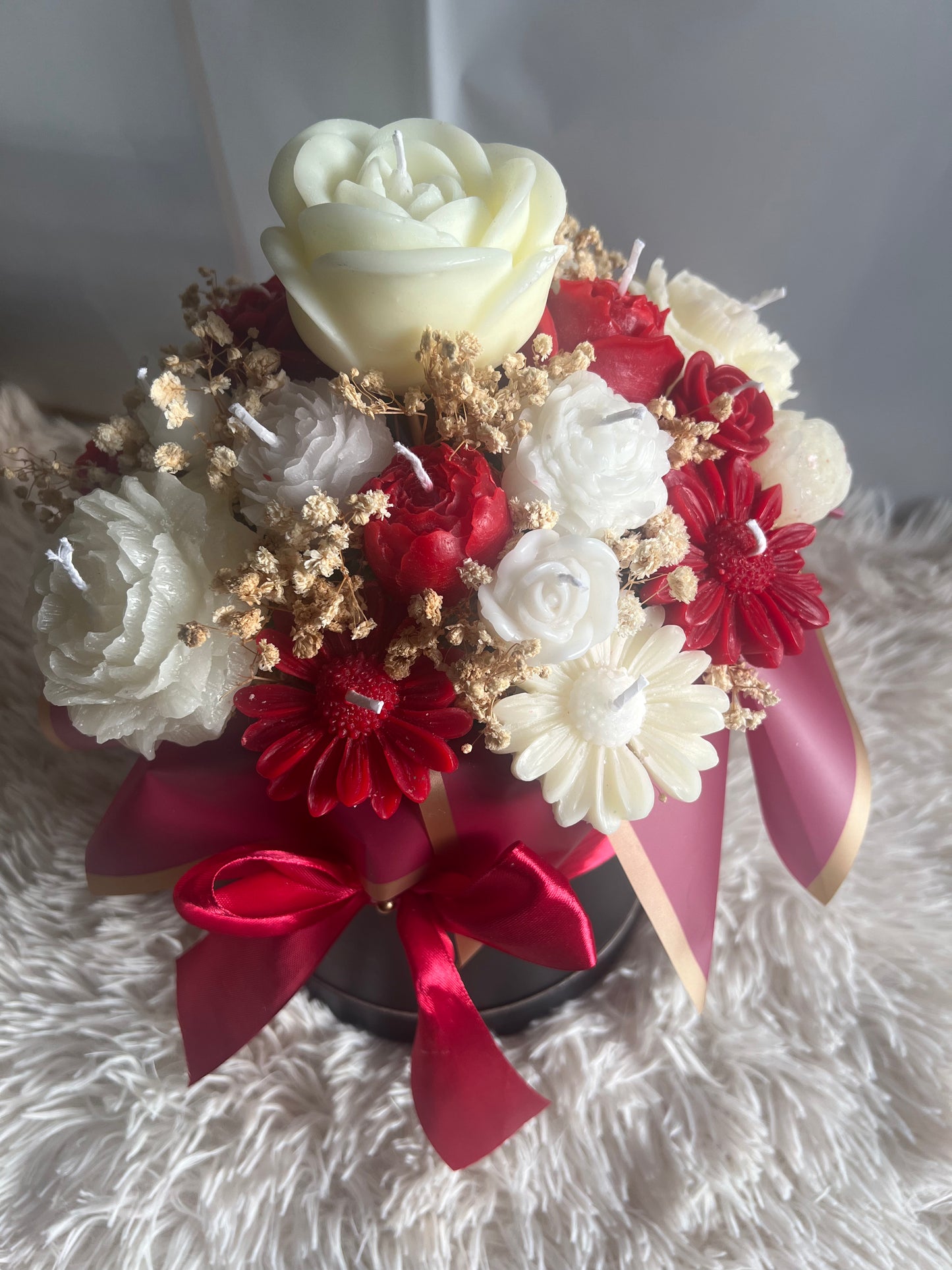 Box Fleurs en Cire Parfumée – Grand Format