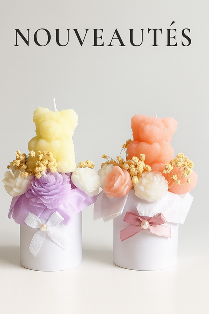 2 Box Fleurs en Cire Parfumée – Petit Format